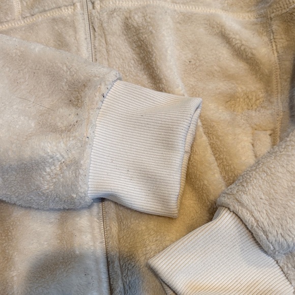 North Face Cream Fleece Zip-Up Jacket - Picture 5 of 7
